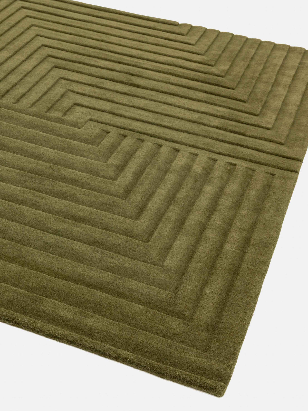 Laagpolig vloerkleed Easy Living Form Rug Green