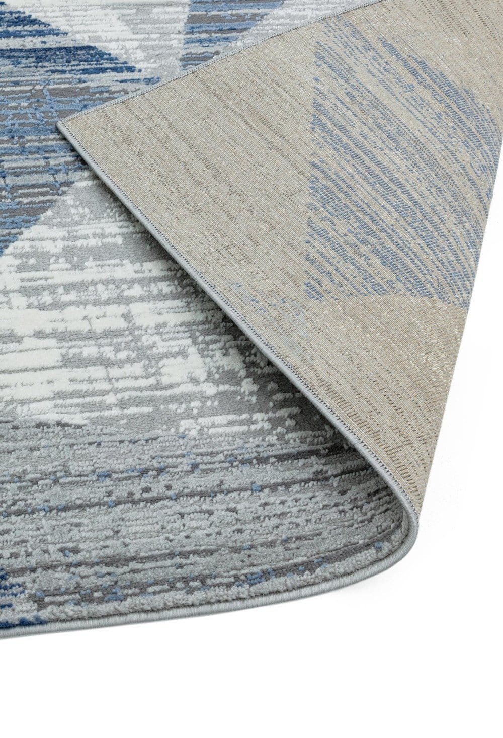 Laagpolig vloerkleed Easy Living Orion or014 Block Blue