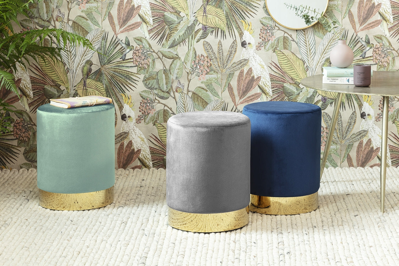 Lifa Living Poef - Belle Groen