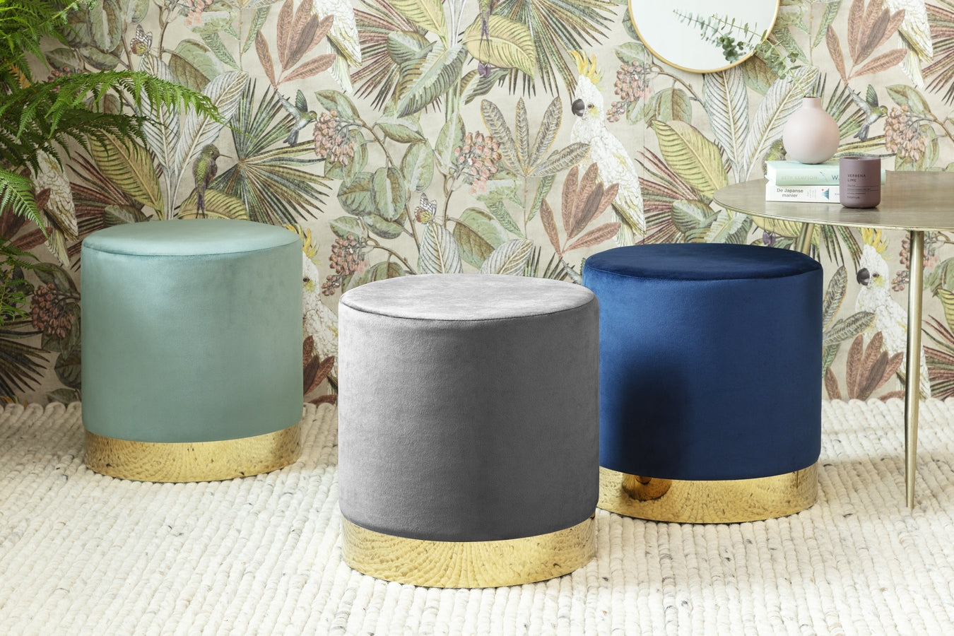 Lifa Living Poef - Beau Groen