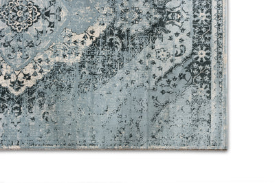 Vloerkleed Lifa Living Aqua Kim - Blauw/Licht Blauw