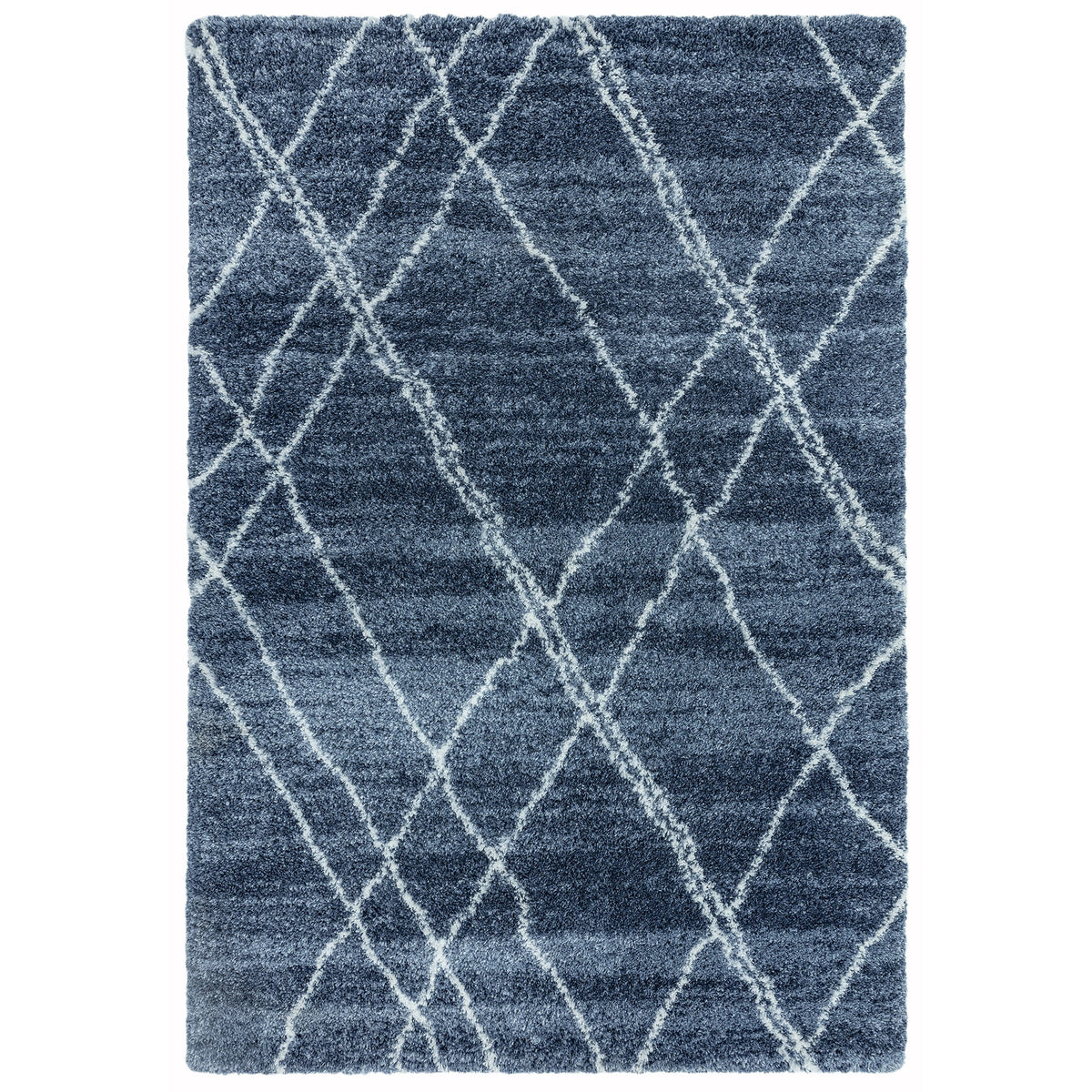 Vloerkleed Rugestiq Alto blauw & crème AL01 – foto 1