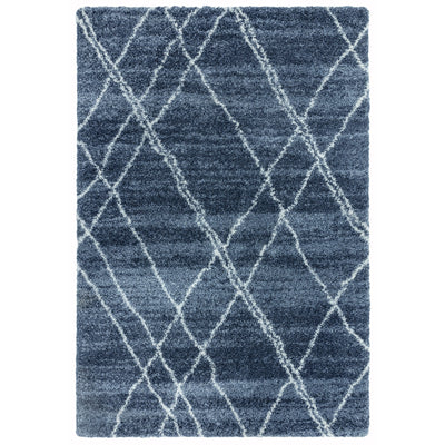 Vloerkleed Rugestiq Alto blauw & crème AL01 – foto 1