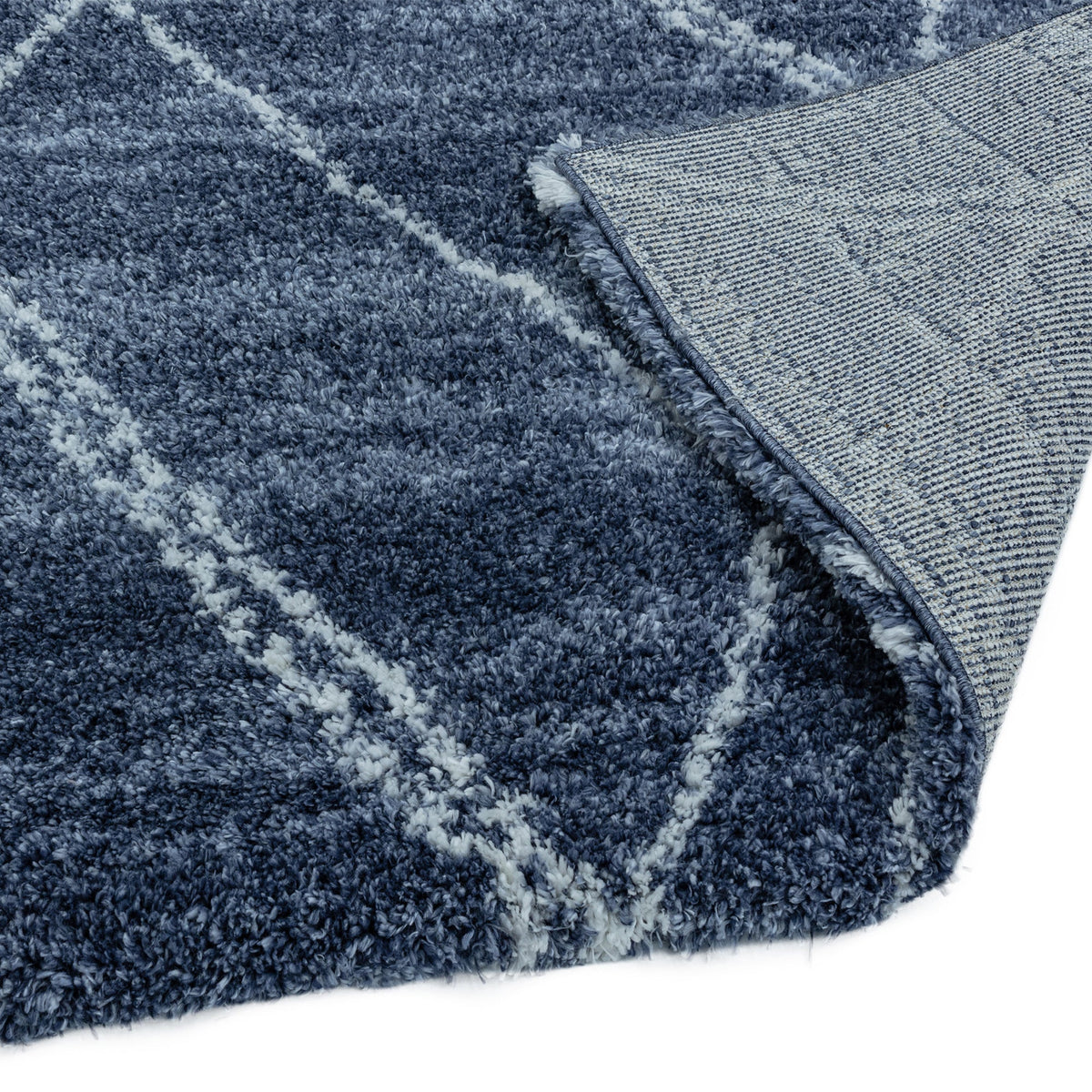 Vloerkleed Rugestiq Alto blauw & crème AL01 – foto 5