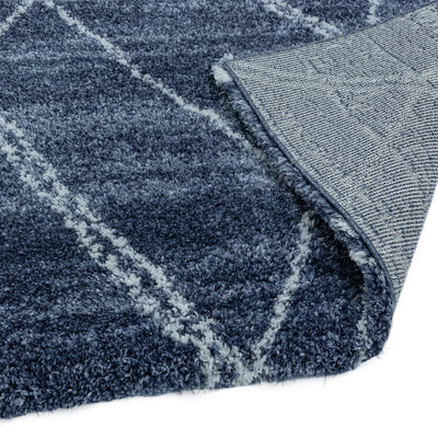 Vloerkleed Rugestiq Alto blauw & crème AL01 – foto 5