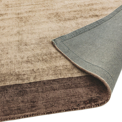 Laagpolig vloerkleed Easy Living Blade Border Rug Choco Mocha – leveranciersfoto