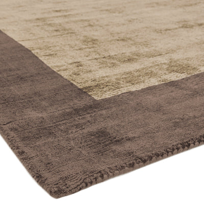 Laagpolig vloerkleed Easy Living Blade Border Rug Choco Mocha – leveranciersfoto