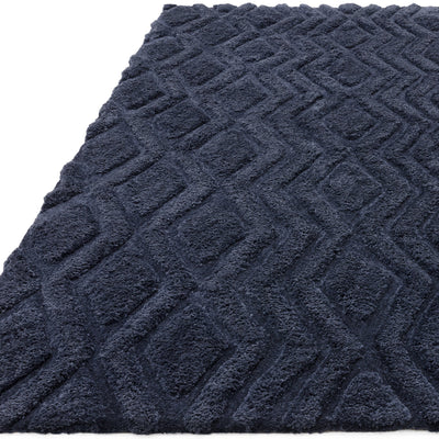 Vloerkleed Rugestiq Harrison donkerblauw – foto 3