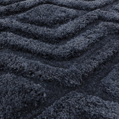 Vloerkleed Rugestiq Harrison donkerblauw – foto 6