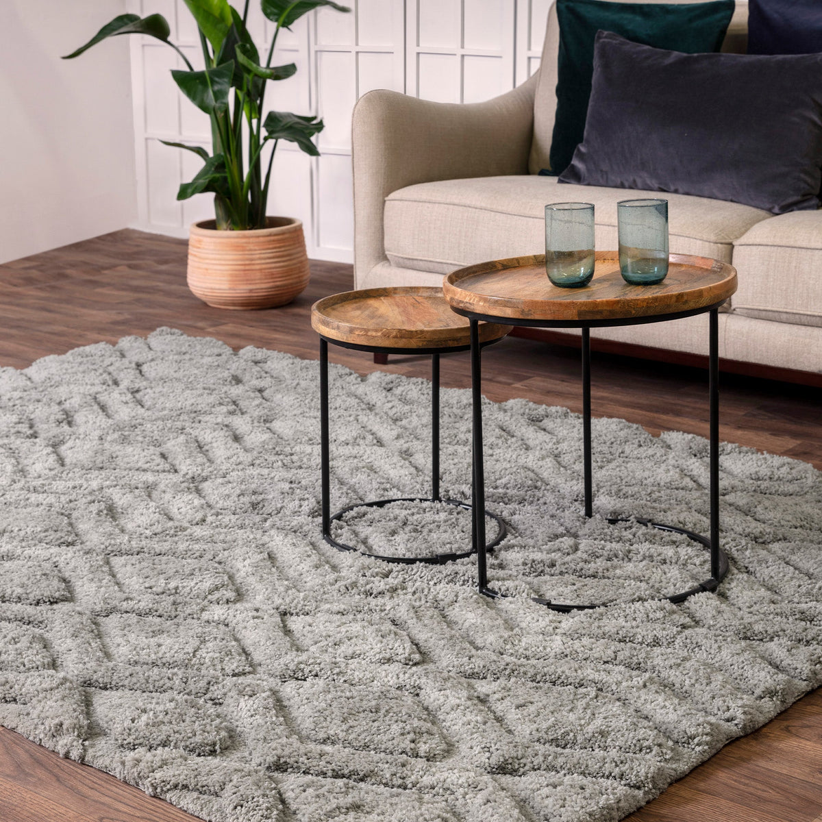 Vloerkleed Rugestiq Harrison zilver – foto 2