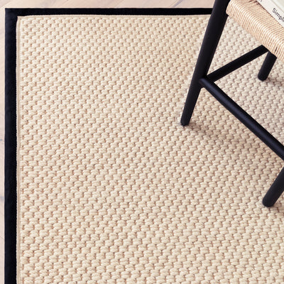 Vloerkleed Rugestiq Korra dubbele lus antraciet crème – foto 3