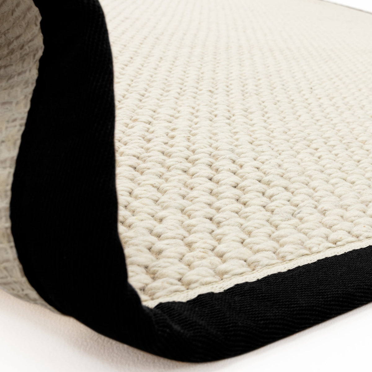 Vloerkleed Rugestiq Korra dubbele lus antraciet crème – foto 6