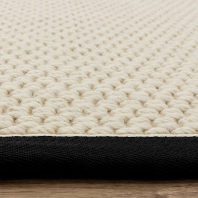 Vloerkleed Rugestiq Korra dubbele lus antraciet crème – foto 8