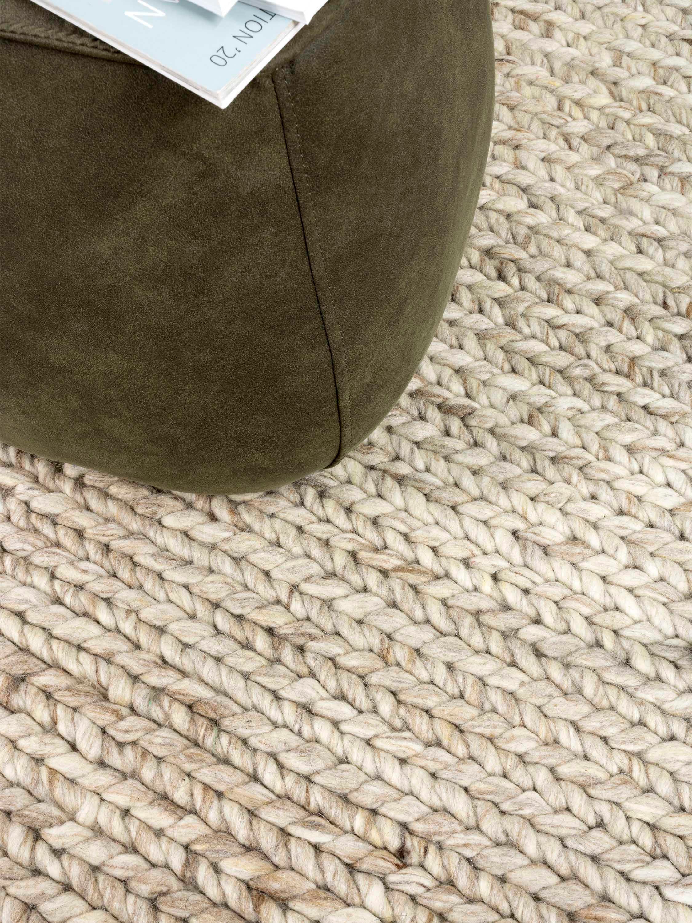 Vloerkleed Momo Rugs Kabel Warm Beige