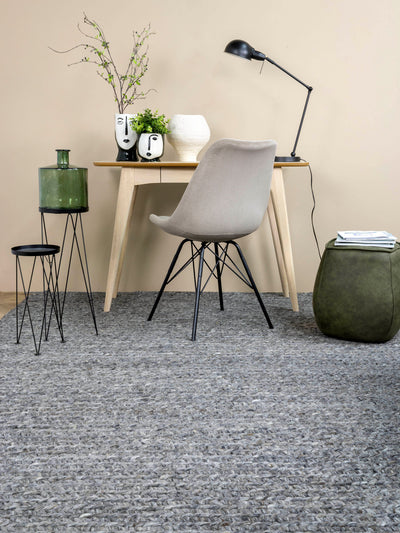 Vloerkleed Momo Rugs Kabel Dark Grey