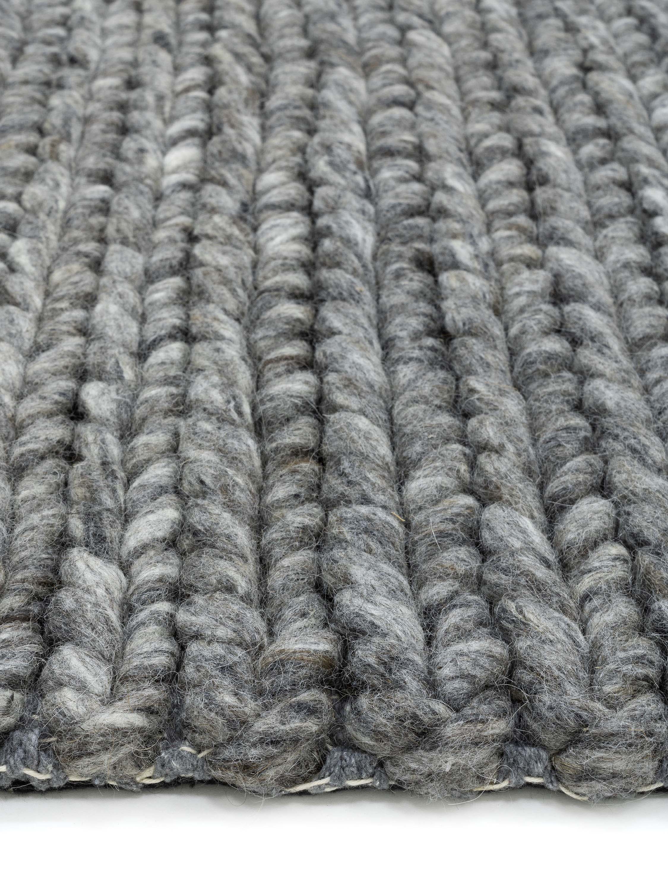 Vloerkleed Momo Rugs Kabel Dark Grey