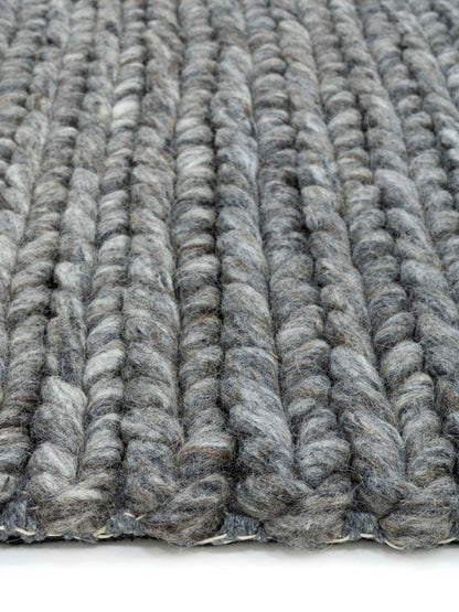 Vloerkleed Momo Rugs Kabel Dark Grey