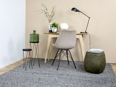 Vloerkleed Momo Rugs Kabel Dark Grey
