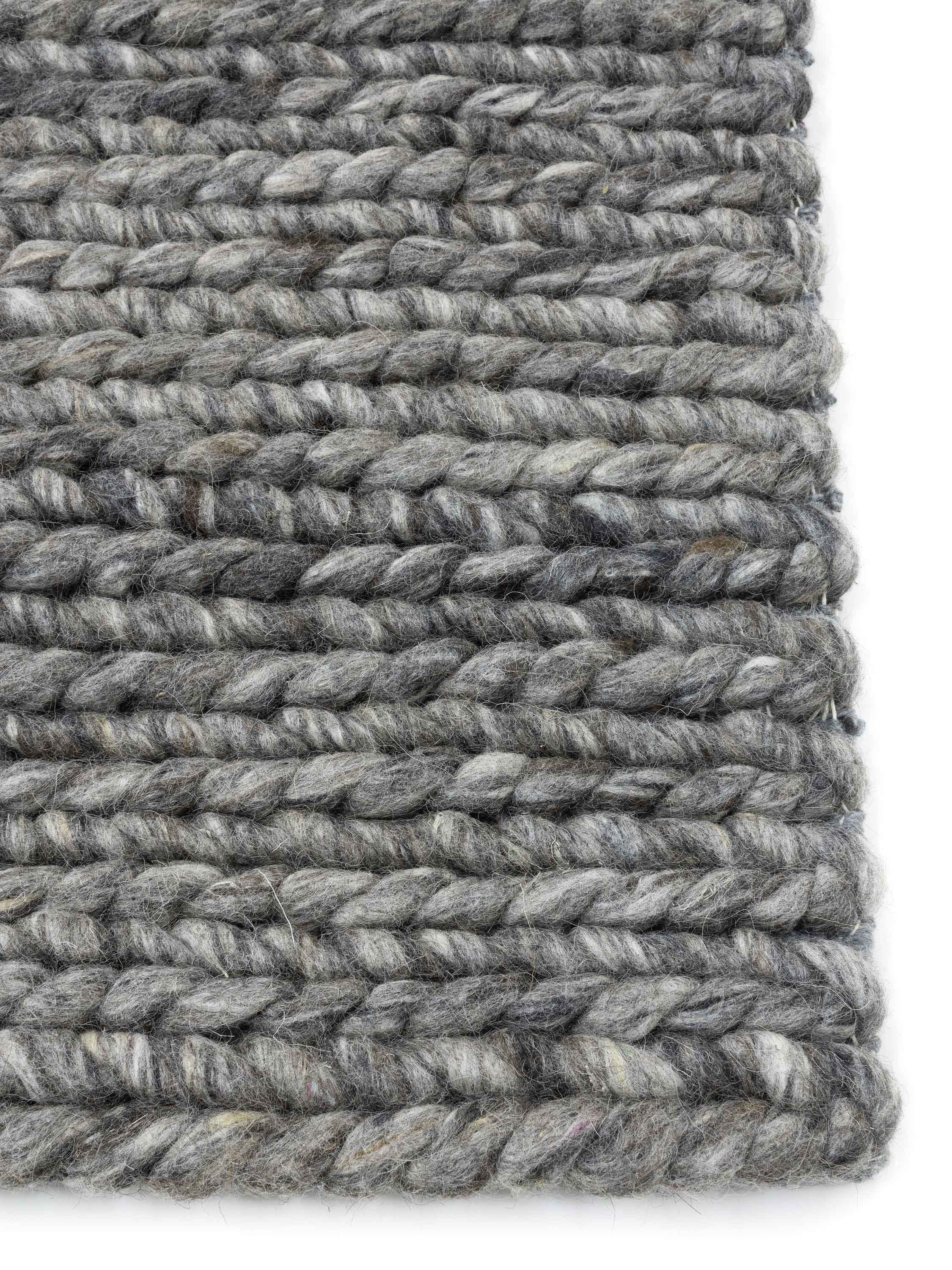 Vloerkleed Momo Rugs Kabel Dark Grey