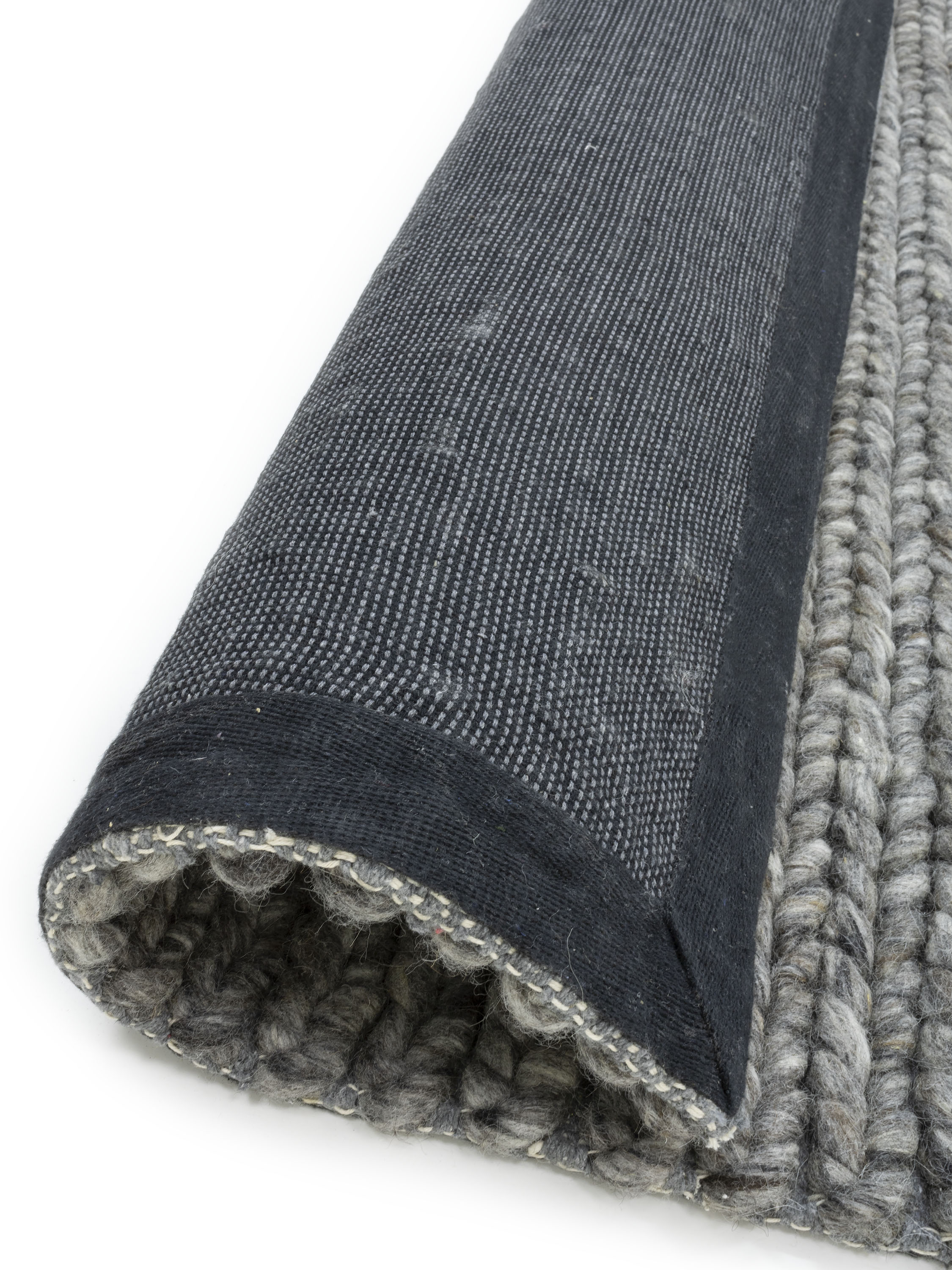 Vloerkleed Momo Rugs Kabel Dark Grey