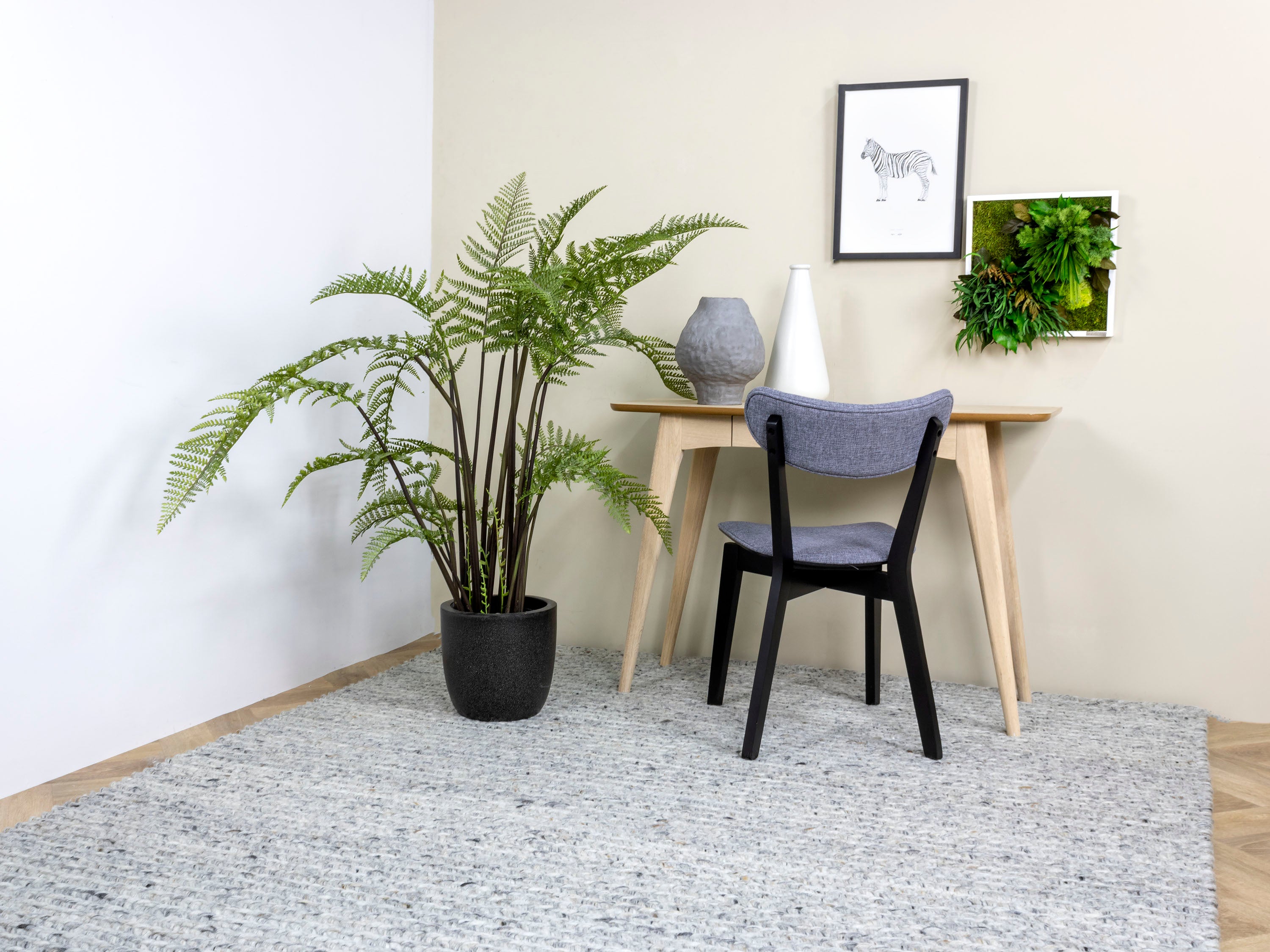 Vloerkleed Momo Rugs Kabel Grey