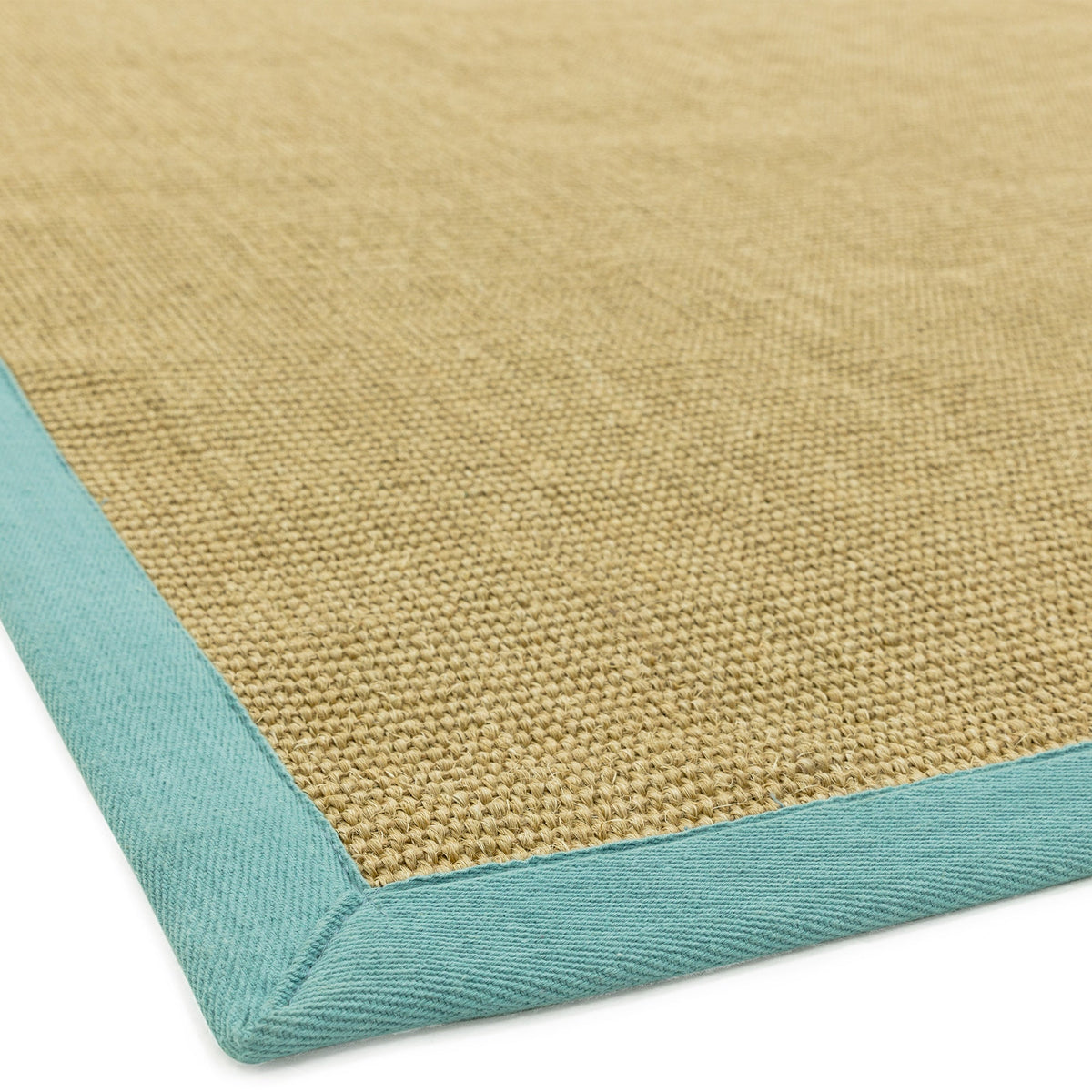 Laagpolig vloerkleed Easy Living Sisal Linen Aqua – leveranciersfoto