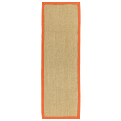 Laagpolig vloerkleed Easy Living Sisal Linen Orange – leveranciersfoto
