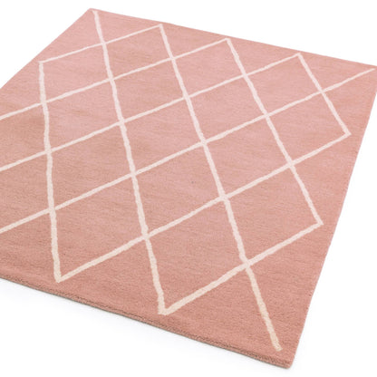 Vloerkleed Albany Diamond Pink
