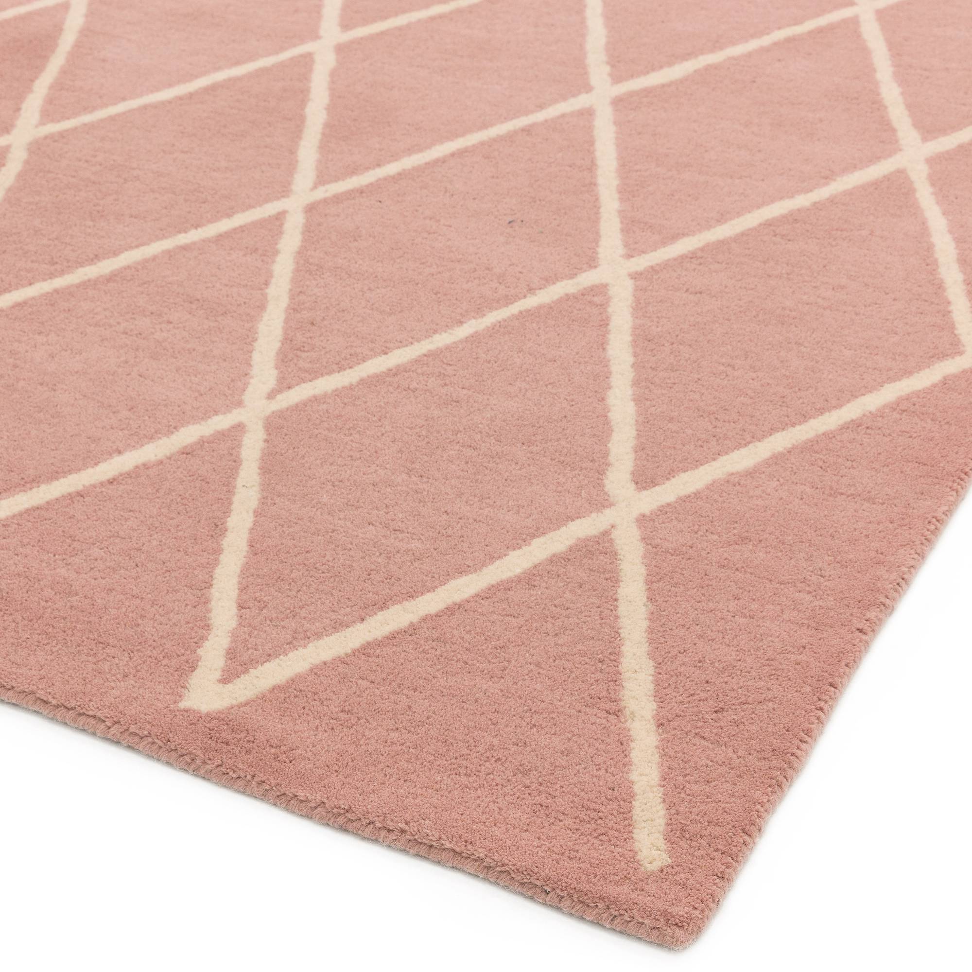 Vloerkleed Albany Diamond Pink