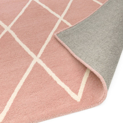 Vloerkleed Albany Diamond Pink
