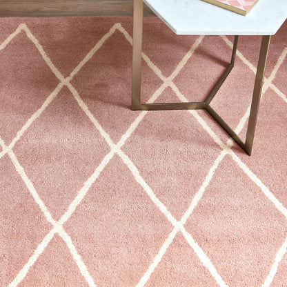 Vloerkleed Albany Diamond Pink