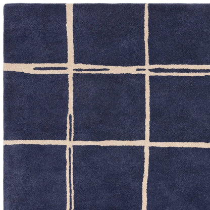 Vloerkleed Albany Grid Marine