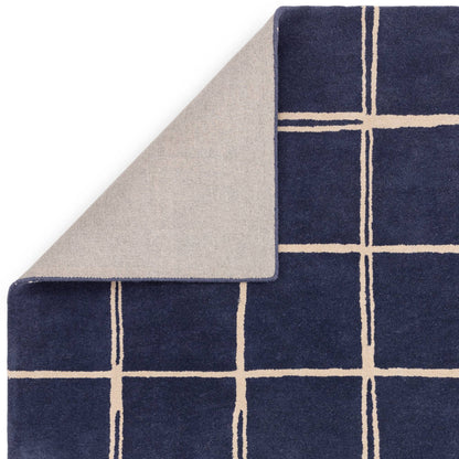 Vloerkleed Albany Grid Marine