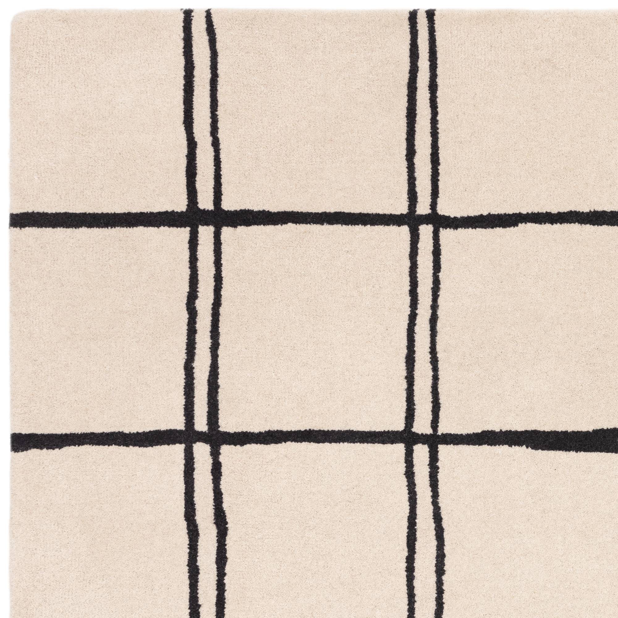 Vloerkleed Albany Grid Monochrome