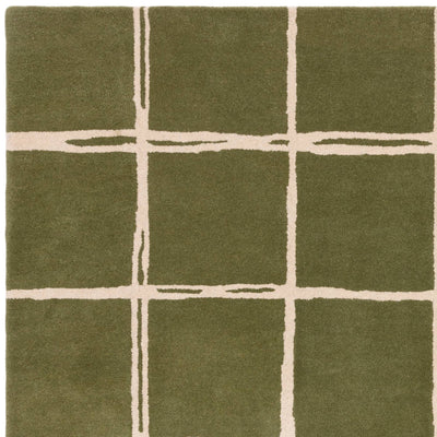 Vloerkleed Albany Grid Olive