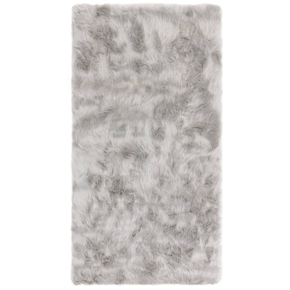 Vloerkleed Luxury Faux Sheepskin Silver
