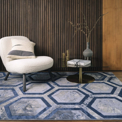 Vloerkleed Aurora Hexagon AU19