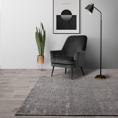 Vloerkleed Rugestiq Beau koolgrijs – foto 2