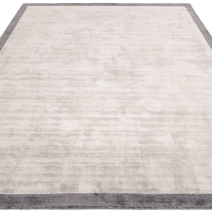 Vloerkleed Blade Border Silver/Grey 08