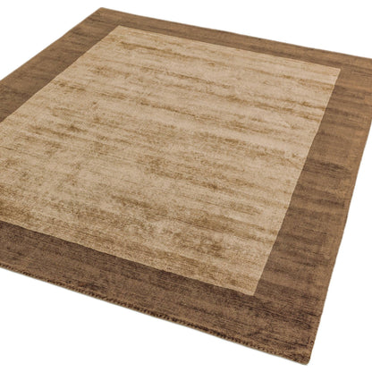 Vloerkleed Blade Border Choco Mocha 02