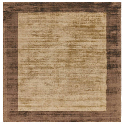 Vloerkleed Blade Border Choco Mocha 02