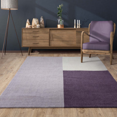 Laagpolig vloerkleed Easy Living Blox Rug Heather – leveranciersfoto