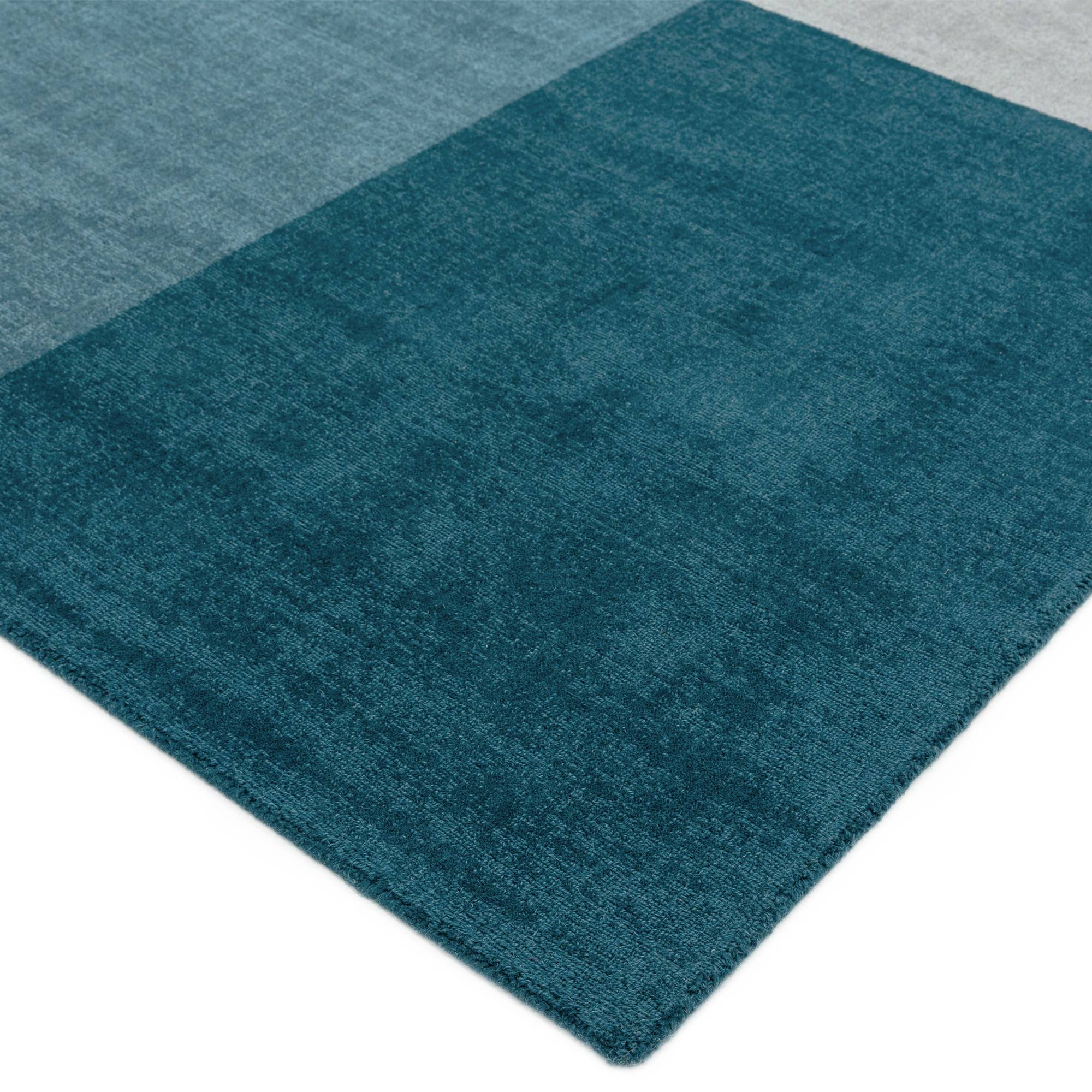 Vloerkleed Blox Teal