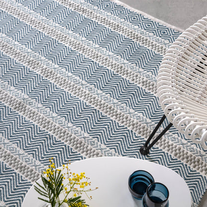 Vloerkleed Boardwalk Blue Multi