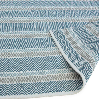 Vloerkleed Boardwalk Blue Multi