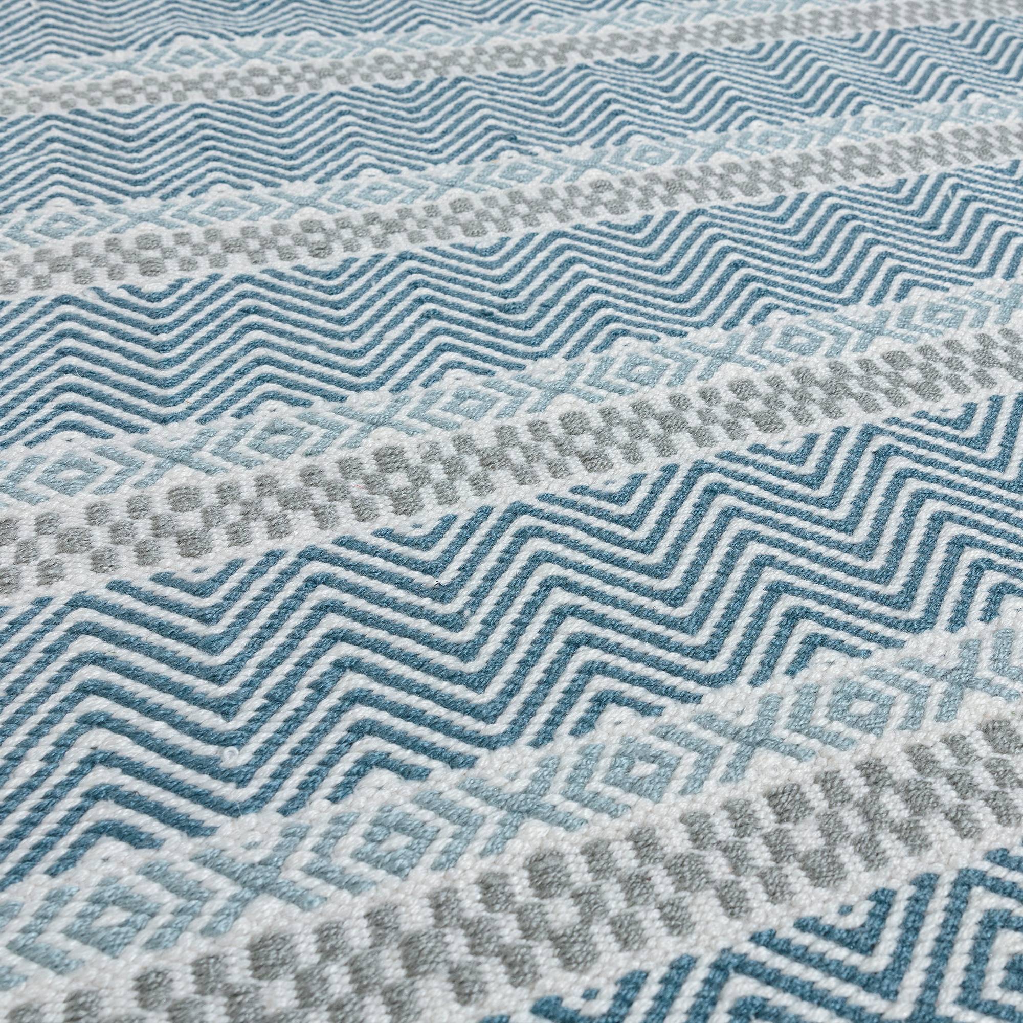 Vloerkleed Boardwalk Blue Multi