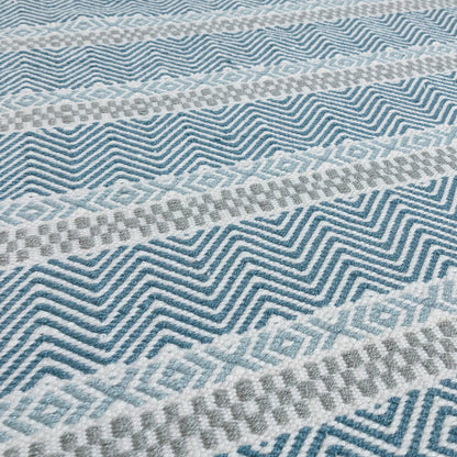 Vloerkleed Boardwalk Blue Multi