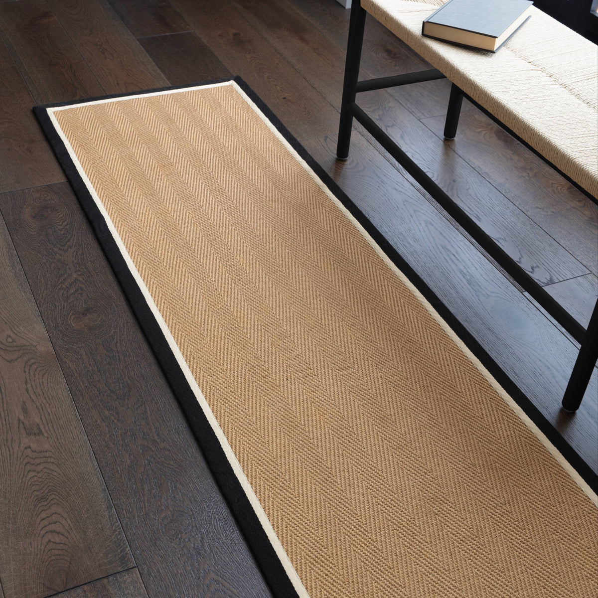 Vloerkleed Rugestiq Bordo visgraat antraciet crème – foto 10