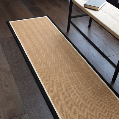 Vloerkleed Rugestiq Bordo visgraat antraciet crème – foto 10