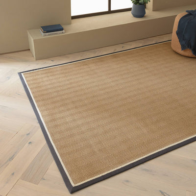 Vloerkleed Rugestiq Bordo visgraat leigrijs crème – foto 2